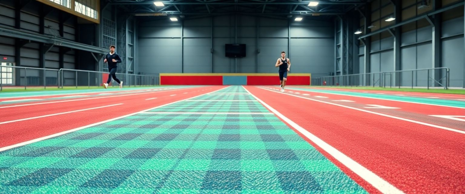 Pista Tartan de Atletismo