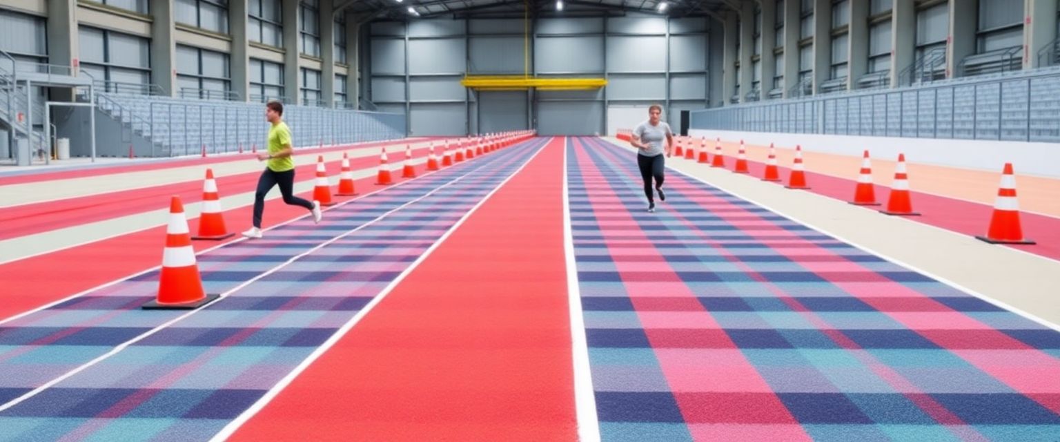 Pista Tartan De Atletismo